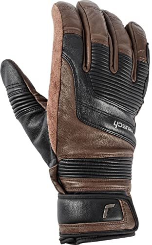 Reusch Motorradhandschuhe lang Motorrad Handschuh Urban Cruiser Lederhandschuh lang braun 9, Herren, Lifestyle, Ganzjährig