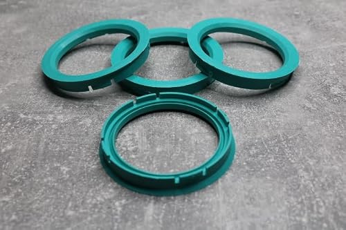 Zentrierringe Distanzringe 73,0 mm x 59,6 mm türkis für Alufelgen