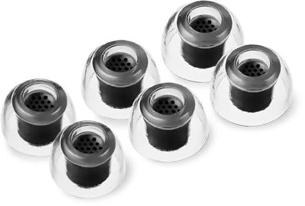 AZLA SednaEarfit XELASTEC 2 (S/MS/M), kabellose Kopfhörer mit Geräuschunterdrückung, kompatibel mit Sony, Samsung, Beats, JLab, Skullcandy, Sennheiser