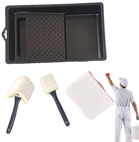 Edger per pittura – bordatura portatile, strumento per pittori di bordi, pennello per linee di soffitto, bordatore per vernice, per pareti, soffitti, strumenti di pittura per ottenere impeccabili