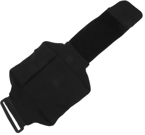 GAROZATION Elastische Handy Beintasche, Knöchel Geldbörse Tropfentasche | Telefontasche Für Ältere Männer, Allzwecktasche, Oberschenkeltasche, FüR Laufen Wandern Radfahren Reisen Shopping, Polyester