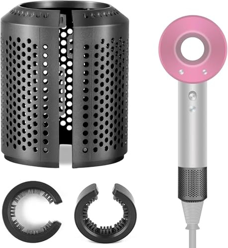 MYAYD Outer Filter Cover for Dyson Supersonic HD01 HD03 HD07 HD08 HD15 Hair Dryer Attachment, Detachable Hair Dryer Outer Strainer Filter Cage Replacement Parts (Gray)