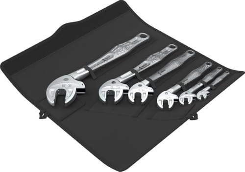 Wera 6004 Joker 6 Set 1 Juego de llaves de boca autoajustante, 6 piezas