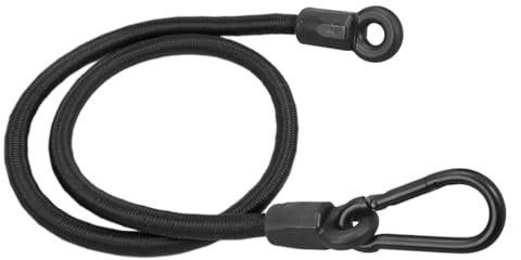 Bungee Cord with Carabiner, Cycling Luggage Packing Tension Rope, Elastics Bungee Strap with Carabiner Hook for Camping Tension Rope Expander