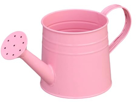TAIZhiChen Annaffiatoio da Giardino, Annaffiatoio Bonsai da Interno con Manico Ergonomico, Robusto Secchio, Vaso per Fiori per Amanti delle Piante da Balcone e Patio, Rosa