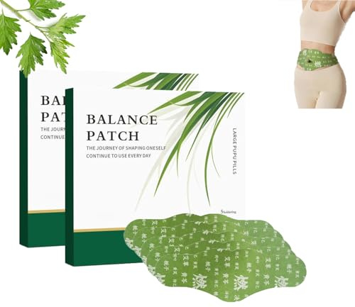 Herbal Patch Pad Balance Patch,Waist and Abdomen Patch,Breathable and Portable, Easy to Use (2Box/10PCS)