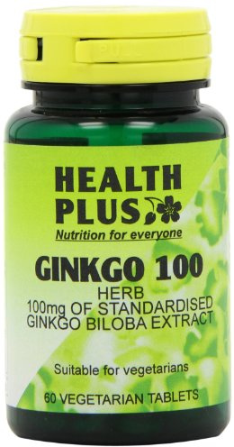 Health Plus Ginkgo 100 Memory Plant Supplement - 60 Tablets