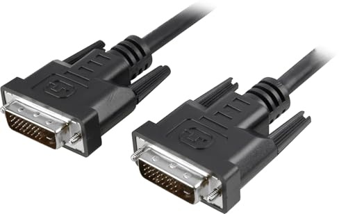 Techly 304987 Cavo Monitor DVI Digitale M/M Dual Link 0,5 m (DVI-D) Nero