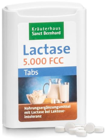 Sanct Bernhard Lactase-Tabs 5.000 FCC-Einheiten 150 Tabs