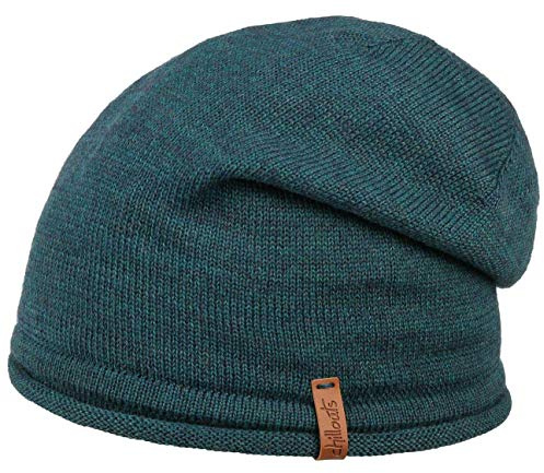 CHILLOUTS Leicester lång beanie för män, 45 Petrol, En Storlek
