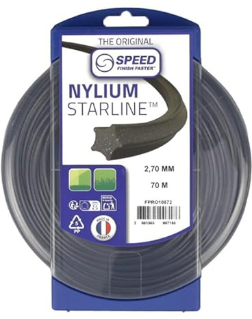 Matijardin - Fil débroussailleuse Etoilé 2,7 mm x 70 m Nylium