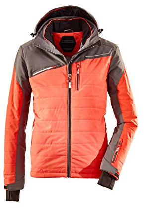 Killtec Herren Denno Skijacke, orange, 4XL