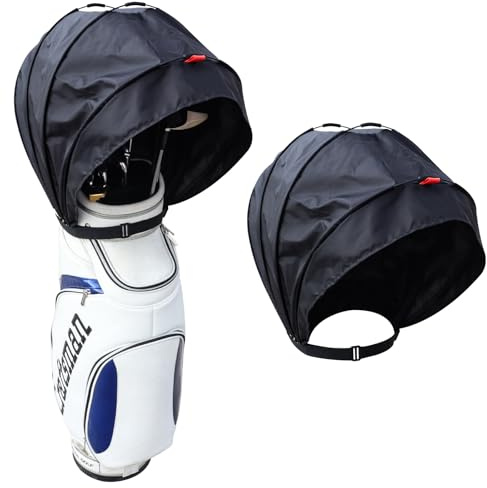 Craftsman Golf Schwarze wasserdichte und staubdichte Golftasche Regenhaube