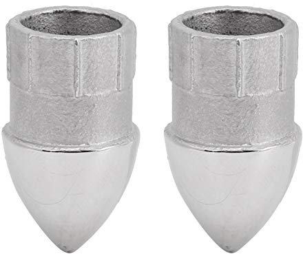 Alomejor 2 Stück Yacht Pipe Fitting Edelstahl Round Pipe für Boot(22MM)