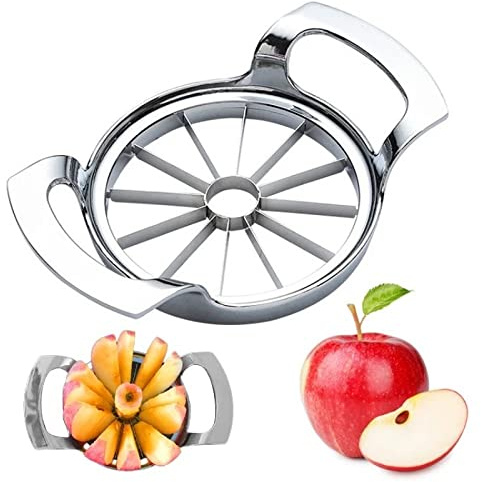 Extra Large Heavy Duty Stainless Steel Apple Slicers Cutter Divider 12 Blades Food Grade 304