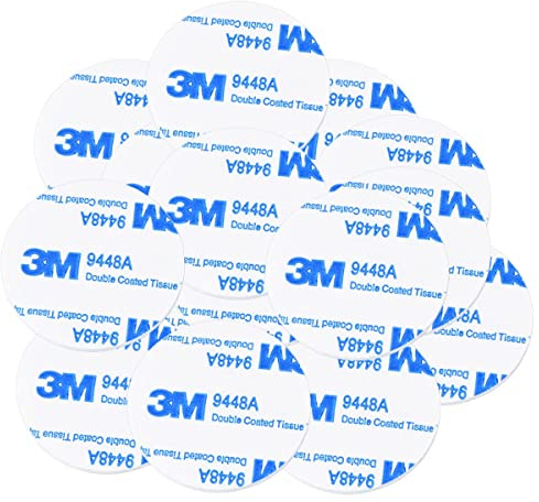 Jagowa 20PCS Double Sided Sticky Pads Round Adhesive Foam Pads Multifunctional Mounting Pads Tape for Walls Plastic Glass