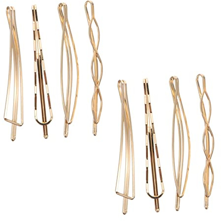 FRCOLOR 8Pcs Accessoires Haarnadeln Klemmen Minimalistische Mädchen Pin Zierlich Für Clips Mode Geometrische Haarspangen Haarnadel Kreative Metall Bobby Schmuck Kopfschmuck Styling
