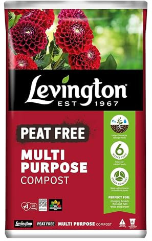 20L Multi Purpose, Peat Free Fertiliser and Gardening Soil for All Plant Types, Ideal for Indoor & Outdoor Planting