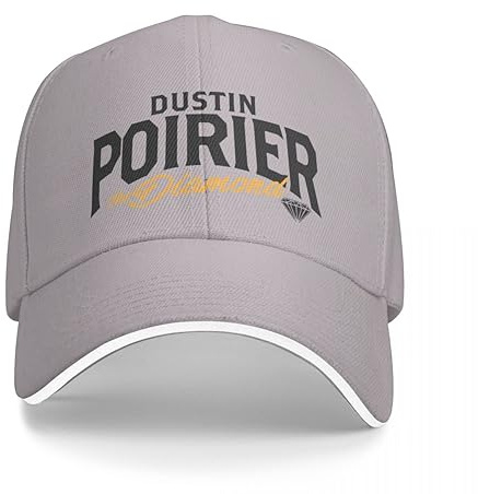 BEABAG Casquette de Baseball Dustin Poirier La Casquette de Diamant Casquette de Baseball Chapeaux de Noël Chapeau Moelleux Casquette féminine Homme