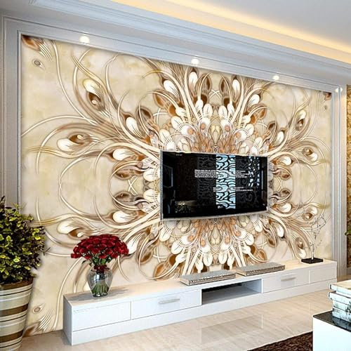 Papel Tapiz De Lujo 3D Patrón De Arte De Mármol Sala De Estar Papel Tapiz De Piso Decoración De Pared Etiqueta De L Pared Pintado Papel Tapiz 3D Decoración Dormitorio Fotomural Sala Mural-430cm×300cm