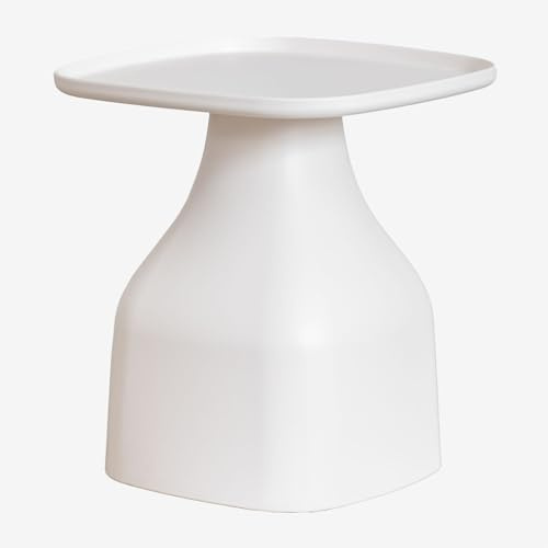 SKLUM Quadratischer Garten-Beistelltisch (48x48 cm) Jubarri Gardenia Weiß ↑50 cm