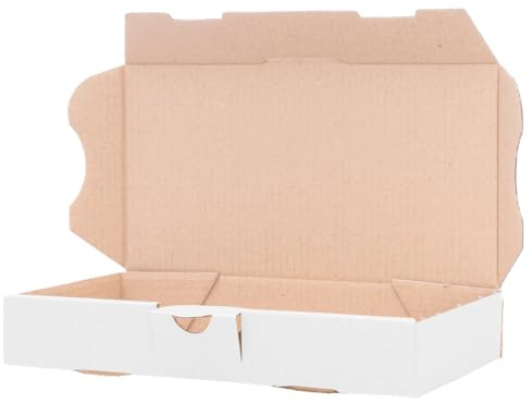 verpacking Maxibrevlådor 225 x 145 x 35 mm vita [storlek och antal valbara] DIN A5 Maxibrev MB-XS fraktkartong för postförsändelser 100 stycken