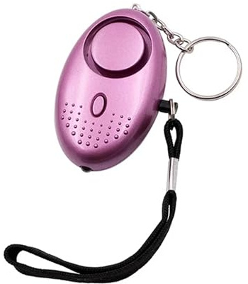 Personal Alarms For Women - Reusable Police Approved 150DB LOUD Security Alarms Keychain with LED Light, Small Personal Safety Alarm for Women Girls Kids and Elderly (1, Purple)