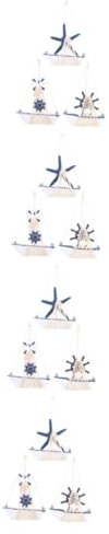 Cabilock 12 STK Segelmodell Ornament wohnzimmerdeko tischdeko esstisch Tischdekoration Segelschiff Modell segelboot Modell Muscheln Büro-Segelboot- Segelschiffschmuck Baumwolle