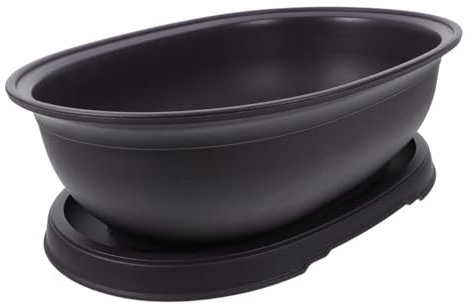 PAMINGONO Pflanzentopf Mit Wasserschale Für Innen Und Außen Garten Pflanzen Blumentopf Pflanzgefäß Für Zimmerpflanzen Und Gartenbereich