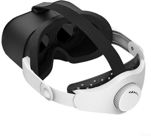 Feegow VR-Headset für Nintendo Switch, Virtual-Reality-Brille mit verstellbaren HD-Objektiven und bequemem Kopfband für Ultimate (Schwarz und Weiß)