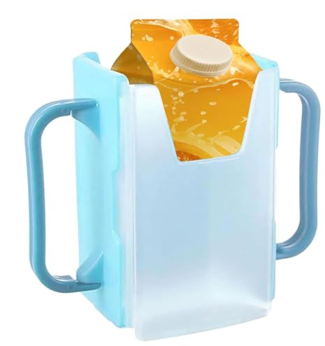 Support de boîte à jus – Support de boîte à jus pour, sans déversement, support de boîte à jus portable et réglable, sac à jus anti-déversement pour l'école, les voyages, les pique-niques, la