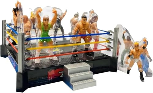 MIXEL 12 Mini Wrestling Figures For Kids, Long-Lasting Fun, Hand-Eye Coordination, Enhance Fine Motor Skills, Perfect For Creative Play, Imaginative Role-Playing