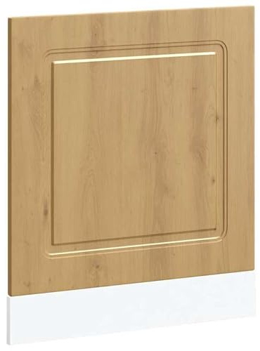 Kalmar Artisan - Mascherina per lavastoviglie in rovere 60 x 1,5 x 67 cm, materiale in legno, mobili da cucina, moderna e durevole, facile da montare, elegante e pratico
