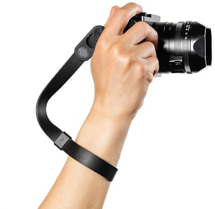 Peak Design Dragonne Cuff en cuir Noir - LRS-WR-BK-1