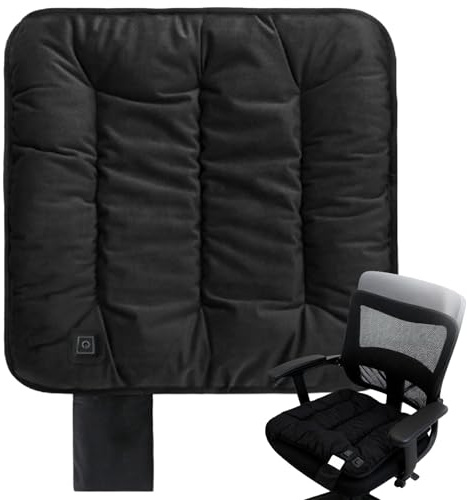 Eoixuqba Coussin de Siège Chauffant - Tapis de Fauteuil 5V à Chauffage Rapide | Chauffeur de Siège d'Intérieur - pour Conducteurs Voyageurs Joueurs Étudiants Camion Camping-Car SUV Berline Fauteuil