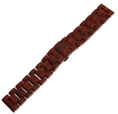Quick Release Träarmband 22mm Unisex Armbandsbyte Armband Band Justerbar längd(Red)