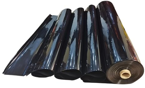 Grande Bache Bassin Exterieur, Noir HDPE Flexible Bache Epdm, Imperméable, Résistante Aux UV, Adaptée Aux Bassins, Bassins à Poissons, Bassins à Koïs et Bassins à Lotus(Size:8*8m(26.2*26.2ft))