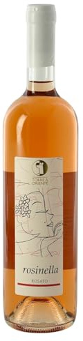 Rosinella Vino Rosato Aglianico IGP 750 ml – 100% Uva Aglianico – Rosato Campano con Note di Rosa Canina, Ciliegia e Amarena