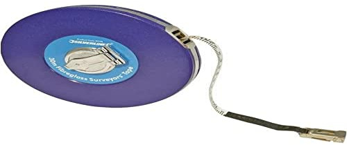 Silverline MT38 Glasfaserbandmaß 30 m