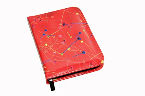 Homöpathische Taschenapotheke Flower Blume rot 64 Schlaufen Braungläser mit UV-Schutz