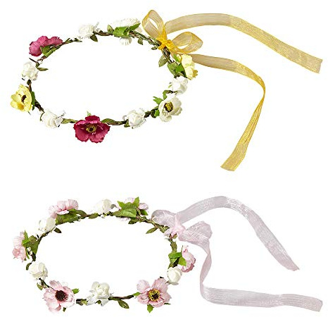 Widmann - Diadem mit Blumen und Bändern