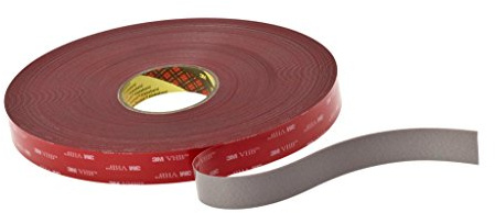 3M Ruban mousse adhésif double face acrylique VHB 4936 P, Gris, 19 mm x 33 m