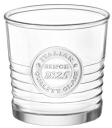 Bormioli Rocco Officina1825 - Set di 4 bicchieri da acqua, 290,6 g, colore: Trasparente