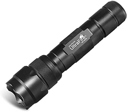 UltraFire Torcia LED WF-502B Torcia Tattica 1000 Lumen 5-Mode,Torcia Tascabile Impermeabile IPX-6 Torce Elettrica Con Clip Torcia Emergenza,Stile Classico