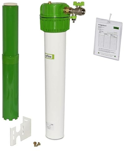 Ritzer by Reflex Enthärtung für Heizungs - Wasser, 1/6000 Liter, Enthärtungs oder Entsalzungsarmatur mit FP Enthärtungspatrone