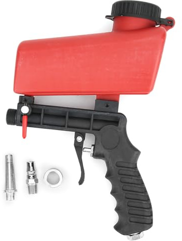 1pcs Pneumatic Sandblasting Gun 1pcs 2pcs Nozzle Pneumatic Sandblasting Gun for Home Improvement