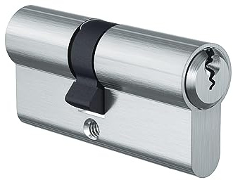 EVVA EPS Doppelzylinder inkl. 5 Schlüssel und Sicherungskarte - beidseitig schließbar - verschiedene Längen - Nickel (31/36)