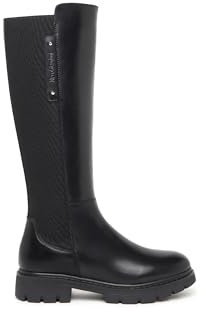 Nero Giardini I411864D Stivali Donna In Pelle E Materiale Tecnico - Nero 40 EU