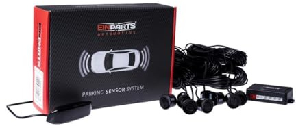 EINPARTS EPP8100 BLACK Serie/Kit Sistema di assistenza al parcheggio con allarme acustico anteriore e Posteriore nero