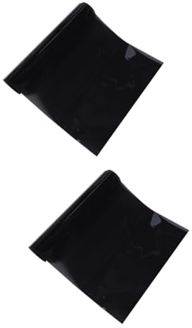 Vaguelly 2pièces Film Auto De Protection Solaire pour Fenêtres Film Isolant Thermique Anti-UV Et Anti- pour Véhicules Noir